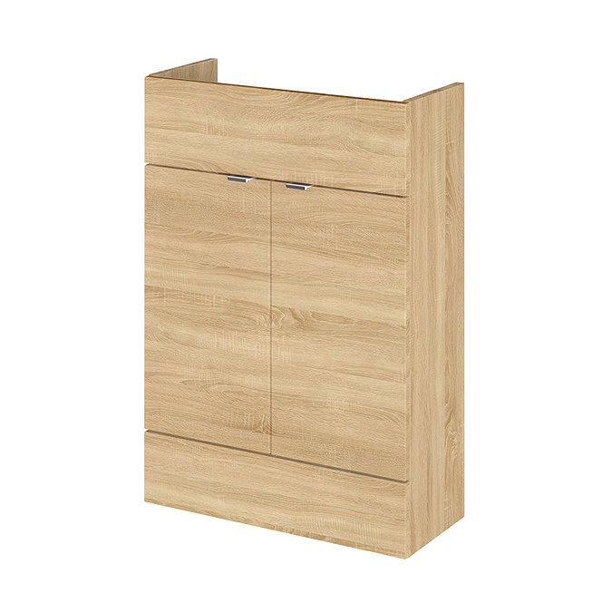 Hudson Reed 600x255mm Natural Oak Compact Vanity Unit Large Image