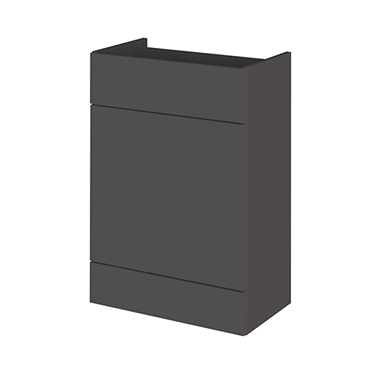 Hudson Reed 600x355mm Gloss Grey Full Depth WC Unit  Profile Large Image