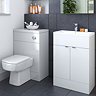 Hudson Reed 600x355mm Gloss White Full Depth WC Unit Profile Large Image