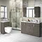 Hudson Reed 600x355mm Grey Avola Full Depth WC Unit Feature Large Image