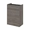 Hudson Reed 600x355mm Grey Avola Full Depth WC Unit Large Image