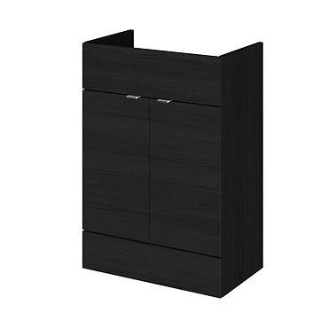 Hudson Reed 600x355mm Hacienda Black Full Depth Vanity Unit  Profile Large Image