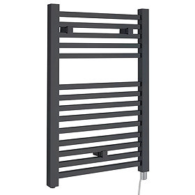 Hudson Reed 690 x 500mm Electric Only Square Heated Towel Rail - Anthracite - HL152 Large Image