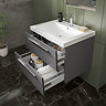 Hudson Reed 720mm Gloss Grey Modular Basin Vanity Unit  Profile Large Image