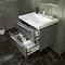 Hudson Reed 720mm Gloss Grey Modular Basin Vanity Unit Profile Large Image