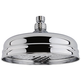 Hudson Reed 8" Apron Fixed Shower Head - Chrome