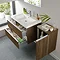 Hudson Reed - Erin 800mm Textured Oak Furniture Pack - FEN007 Profile Large Image