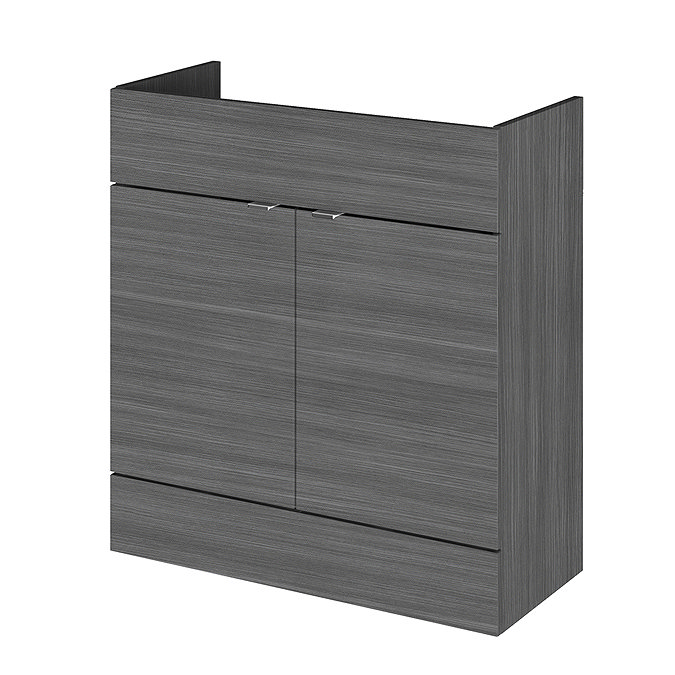 Hudson Reed 800x355mm Grey Avola Full Depth Vanity Unit