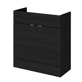 Hudson Reed 800x355mm Hacienda Black Full Depth Vanity Unit