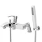 Hudson Reed - Anson Wall or Deck Mounted Bath Shower Mixer with Shower Kit - TSN304 Large Image