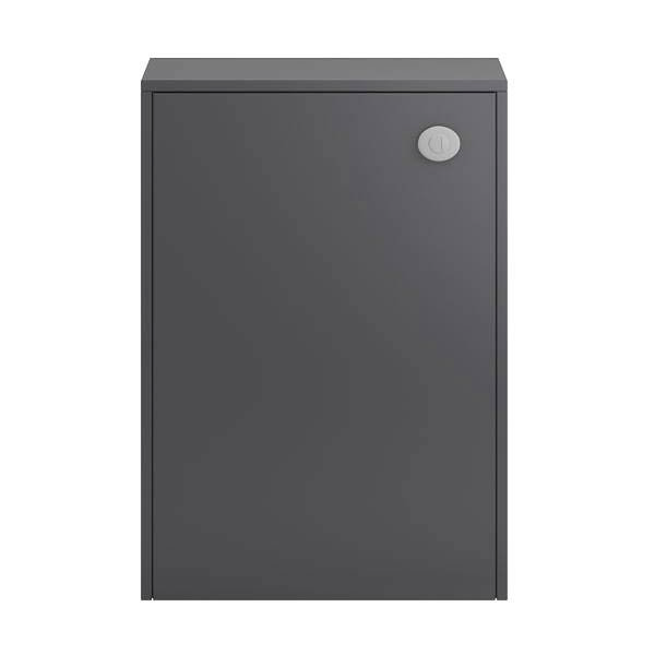 Hudson Reed Apollo Compact 600mm WC Unit - Grey Gloss Large Image