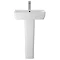 Hudson Reed Arlo 550mm 1TH Basin + Full Pedestal Profile Large Image