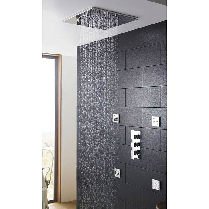 Hudson Reed Art Triple Thermostatic Shower Valve with Diverter - ART3212  Profile Large Image