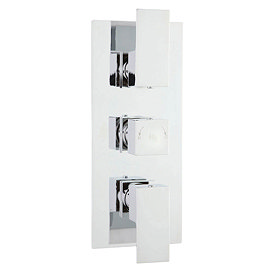 Hudson Reed Art Triple Thermostatic Shower Valve with Diverter - ART3212 Large Image