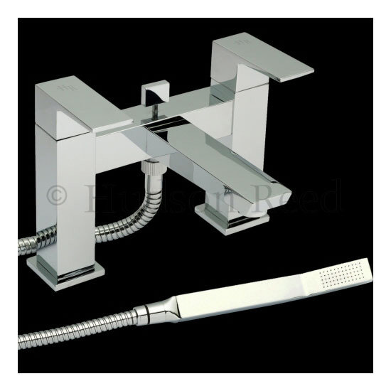 Hudson Reed - Aspire Bath/Shower Mixer with Shower Kit and Wall Bracket - ASP364 Profile Large Image