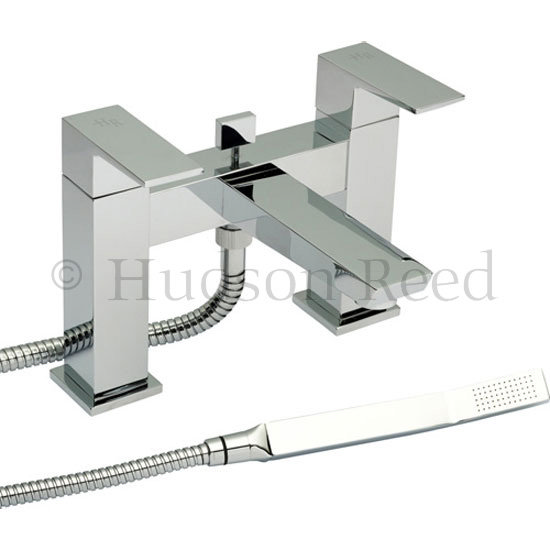 Hudson Reed - Aspire Bath/Shower Mixer with Shower Kit and Wall Bracket - ASP364 Large Image
