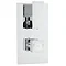 Aspire Twin Concealed Thermostatic Shower Valve - Chrome Large Image