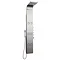 Hudson Reed Astral Thermostatic Shower Panel - Stainless Steel - AS326 Large Image
