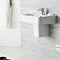 Hudson Reed - Bainbridge 600 Basin 1TH & Semi Pedestal - CBA001 Profile Large Image