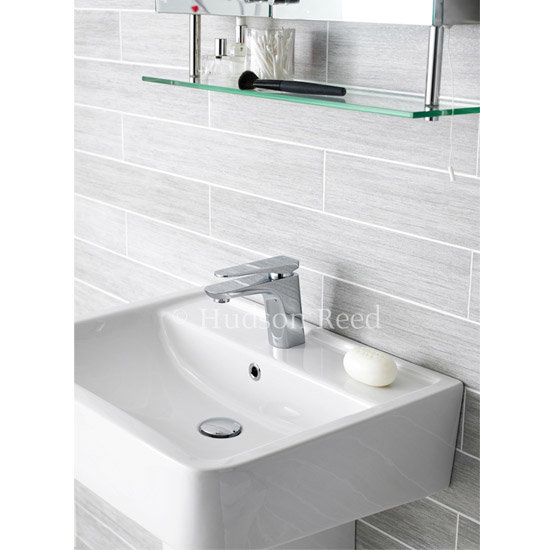 Hudson Reed - Bainbridge 600 Basin 1TH & Semi Pedestal - CBA001 Feature Large Image