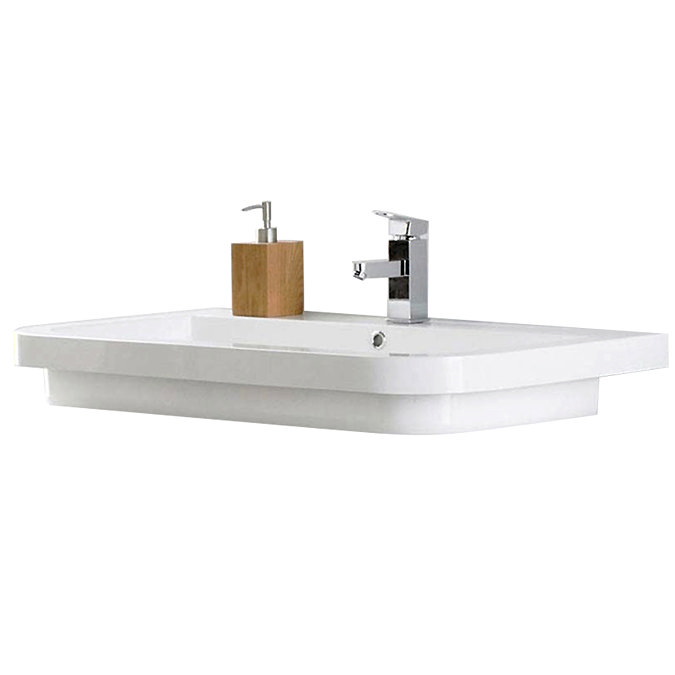 Hudson Reed Bias 900x500mm Polymarble Counter Top Basin - BAS024 Profile Large Image