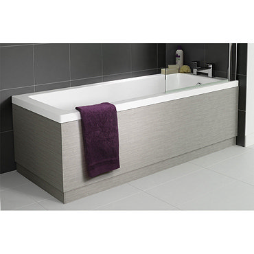 Hudson Reed Blonde Oak Front Bath Panel - Various Size Options Profile Large Image