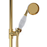 Hudson Reed Brushed Brass Thermostatic Shower Valve & Rigid Riser Kit - A8117  Feature Large Image