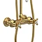 Hudson Reed Brushed Brass Thermostatic Shower Valve & Rigid Riser Kit - A8117  Standard Large Image