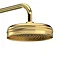 Hudson Reed Brushed Brass Thermostatic Shower Valve & Rigid Riser Kit - A8117  Profile Large Image