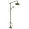 Hudson Reed Brushed Brass Thermostatic Shower Valve & Rigid Riser Kit - A8119 Large Image