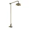 Hudson Reed Brushed Brass Thermostatic Shower Valve & Rigid Riser Kit - A8120 Large Image