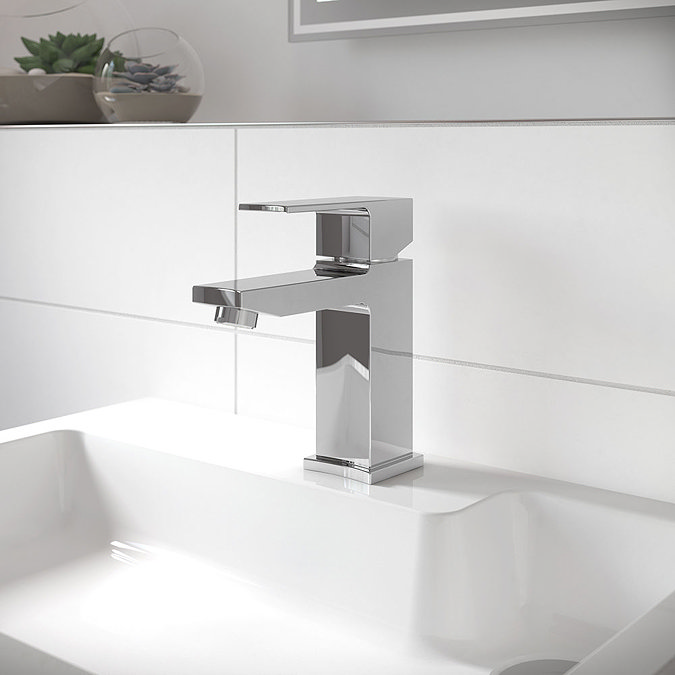 Hudson Reed Camber Mono Basin Mixer with Push Button Waste - CAM305 Standard Large Image
