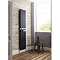 Hudson Reed Ceylon Designer Radiator 1800 x 370mm - Black - HCL001 Feature Large Image