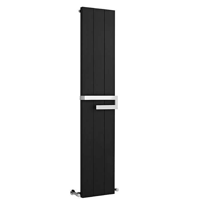 Hudson Reed Ceylon Aluminium Radiator 1800 x 370mm - Black - HCL001 Large Image