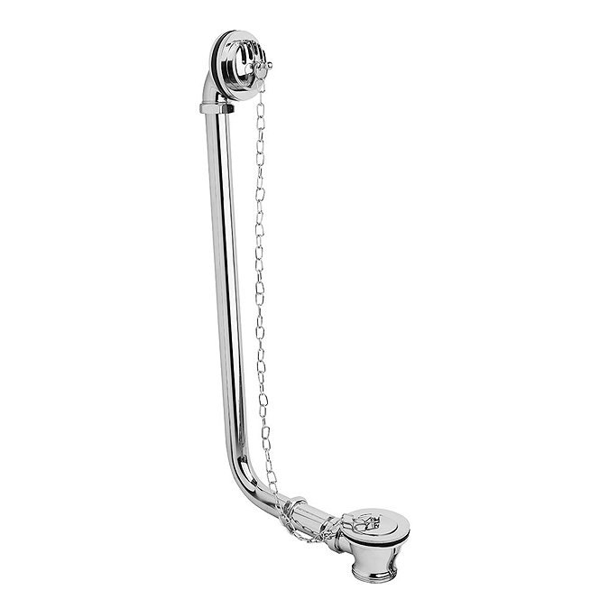 Hudson Reed Classic Exposed Bath Waste Chrome - EA385 Large Image