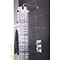 Hudson Reed - Cloud 9 Twin Concealed Vlave with 8" Fixed Tec Showerhead Large Image