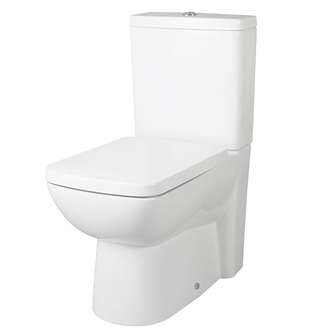 Hudson Reed Arlo Flush to Wall Toilet + Soft Close Seat  Profile Large Image