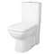 Hudson Reed Arlo Flush to Wall Toilet + Soft Close Seat  Profile Large Image