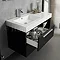 Hudson Reed Console Basin & Cabinet - Wenge Finish - W1000 x D480mm RF034 Profile Large Image
