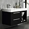 Hudson Reed Console Basin & Cabinet - Wenge Finish - W1000 x D480mm RF034 Large Image