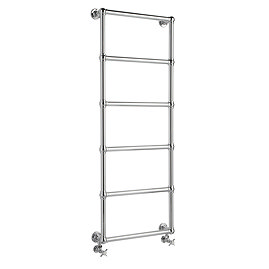 Hudson Reed Countess Wall Mounted Towel Rail 1550 x 600mm - Chrome - HL354 Large Image