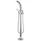 Hudson Reed - Curved Freestanding Bath/Shower Mixer - TFR342 Large Image