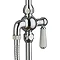 Hudson Reed Deluxe Grand Rigid Riser Kit Chrome - AM319  In Bathroom Large Image