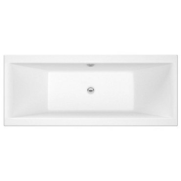 Asselby Eternalite Square Double Ended Bath + Legset  Profile Large Image