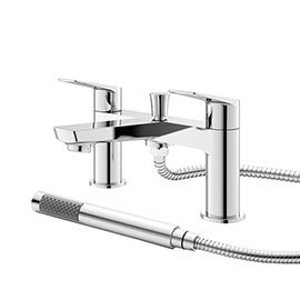 Hudson Reed Drift Bath Shower Mixer + Shower Kit - DRI304 Medium Image
