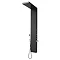 Hudson Reed - Dusk Thermostatic Shower Panel - Gun Metal - AS344 In Bathroom Large Image