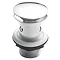 Hudson Reed Easyclean Sprung Plug Basin Waste - Slotted - Chrome - E328 Large Image