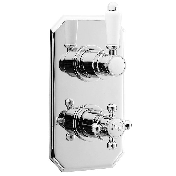 Hudson Reed Edwardian Twin Concealed Thermostatic Shower Valve - A3031C Large Image