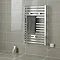 Hudson Reed Electric Only Square Heated Towel Rail - Chrome - HL150 Profile Large Image