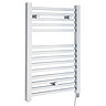 Hudson Reed Electric Only Square Heated Towel Rail - Chrome - HL150 Large Image